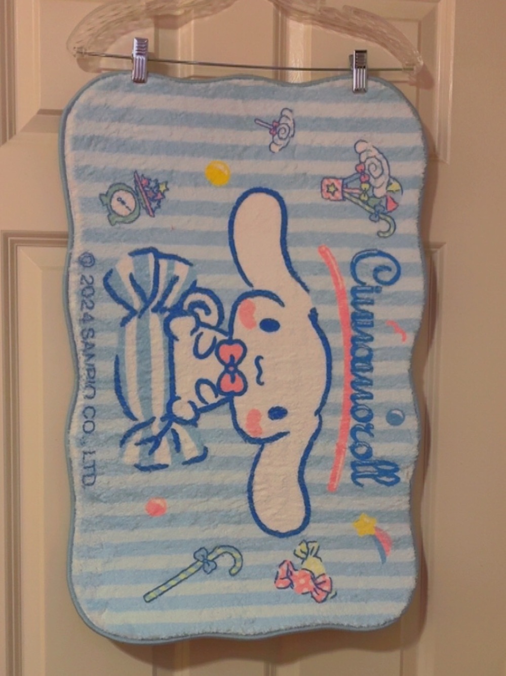 Blue Sanrio Cinnamoroll rug